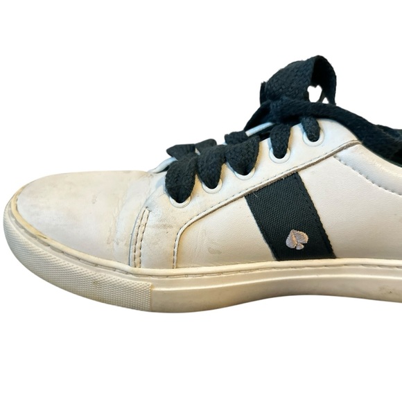 Kate Spade Iggy Low Top Court Sneakers White / Peacock Sapphire Green - Picture 7 of 15